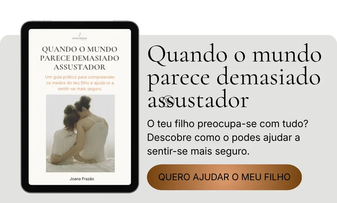 Mockup do ebook Quando o mundo parece demasiado assustador
